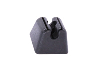 Clip de fixation de pare-soleil, noir, 18 mm. Porsche 911 / 964 / 993 / 928 - 9117313310070B, 91173133100 - 911 731 331 00 L